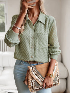 Melanie - Striped Cotton Shirt