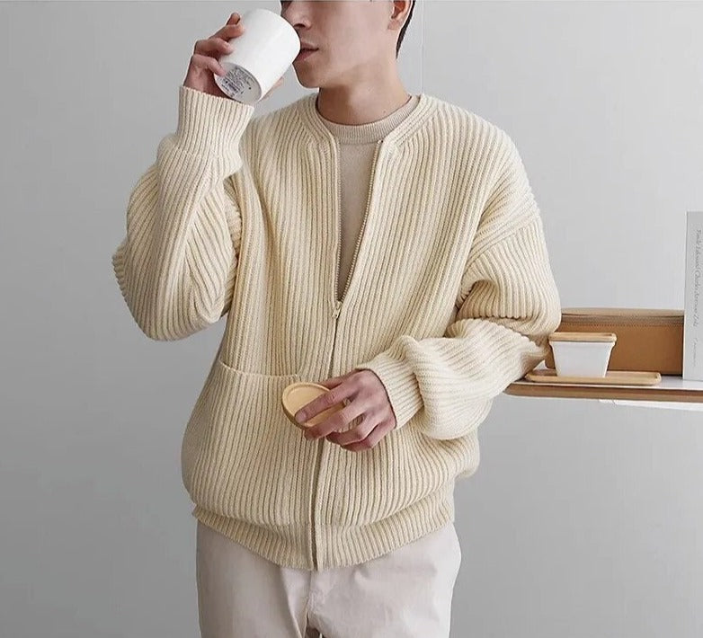 Alexander - Ribbed Open Cardigan