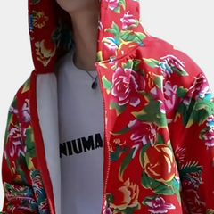 Dominic - Floral Print Padded Jacket