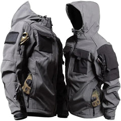 Stephen - Tactical Hooded Field Jacket — Sterling Grey