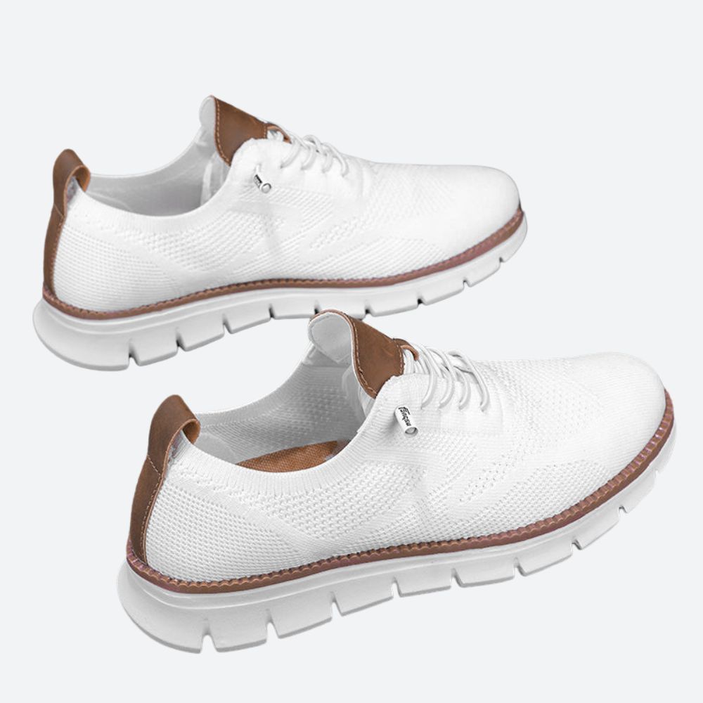 Patrick - Knit Running Trainers — White