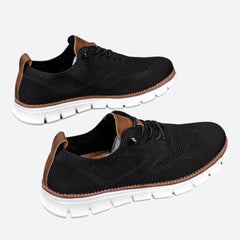 Patrick - Knit Running Trainers — Black