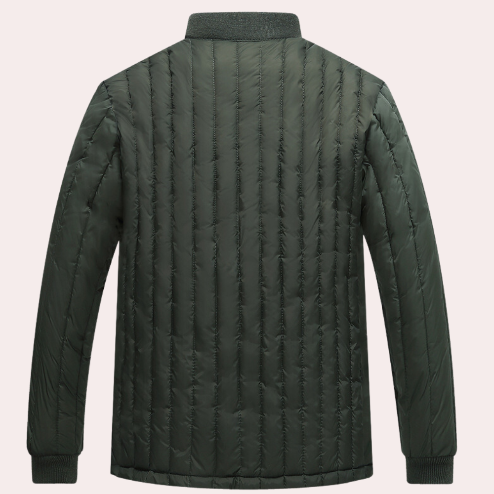 Randall - Quilted Stand Collar Jacket