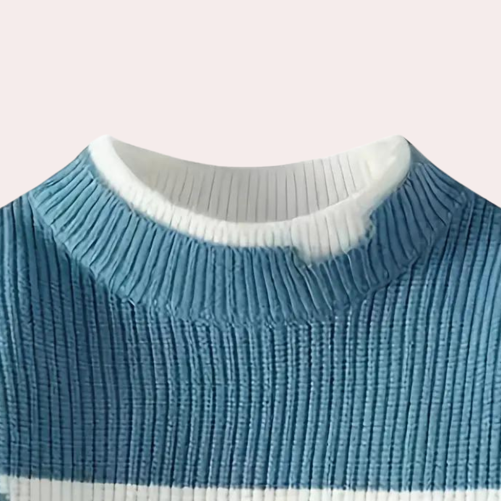Preston - Colour Block Crew Jumper