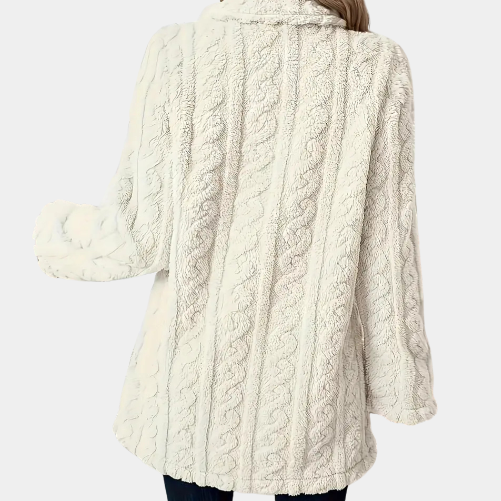 Alexis - Cable Knit Coat