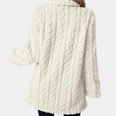 Alexis - Cable Knit Coat