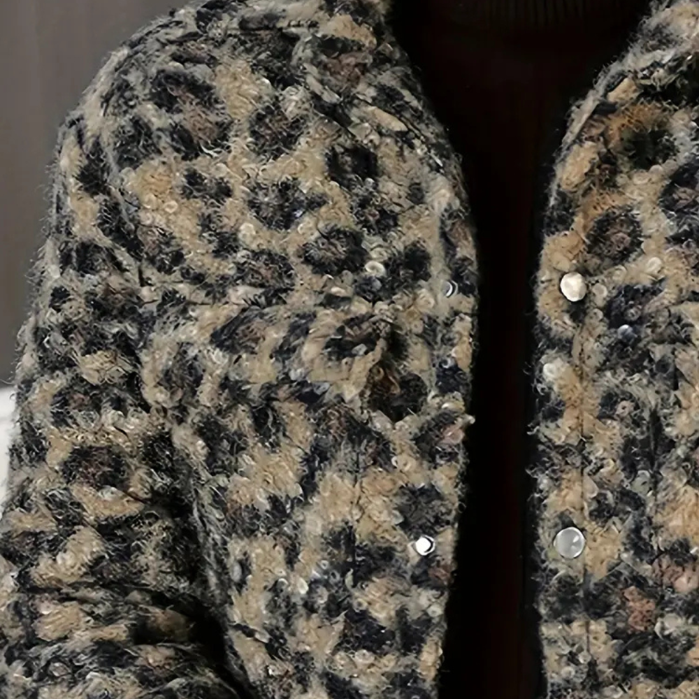 Forrest - Leopard Print Shirt Jacket