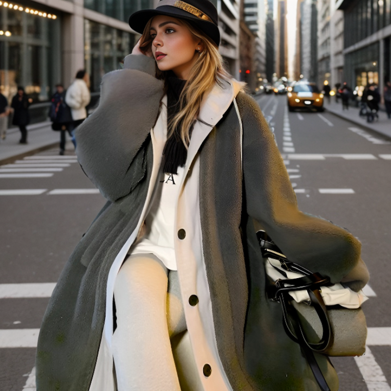Ursula - Faux Fur Longline Coat