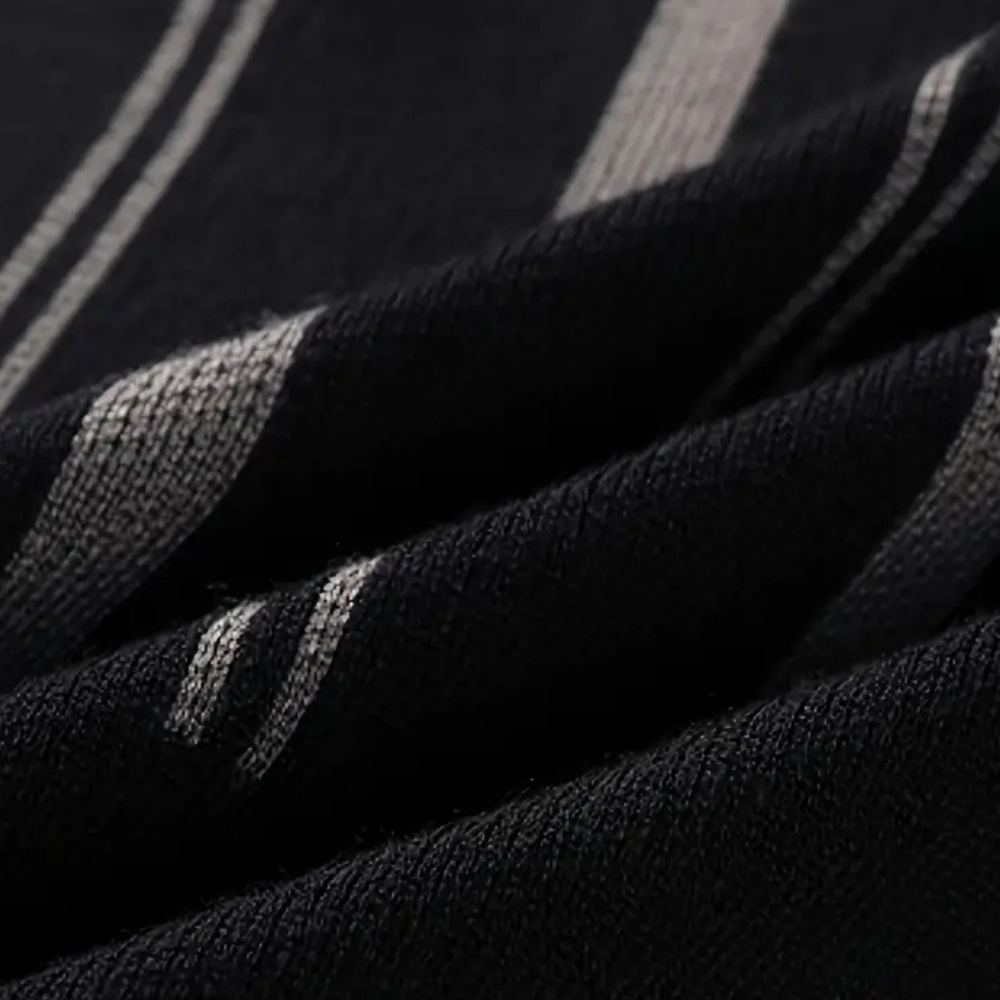 Clayton - Striped Knit Cardigan