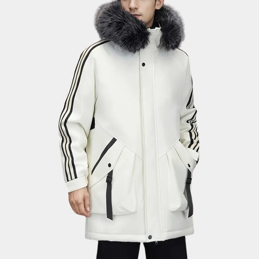 Mervyn - Parka with Side Stripes