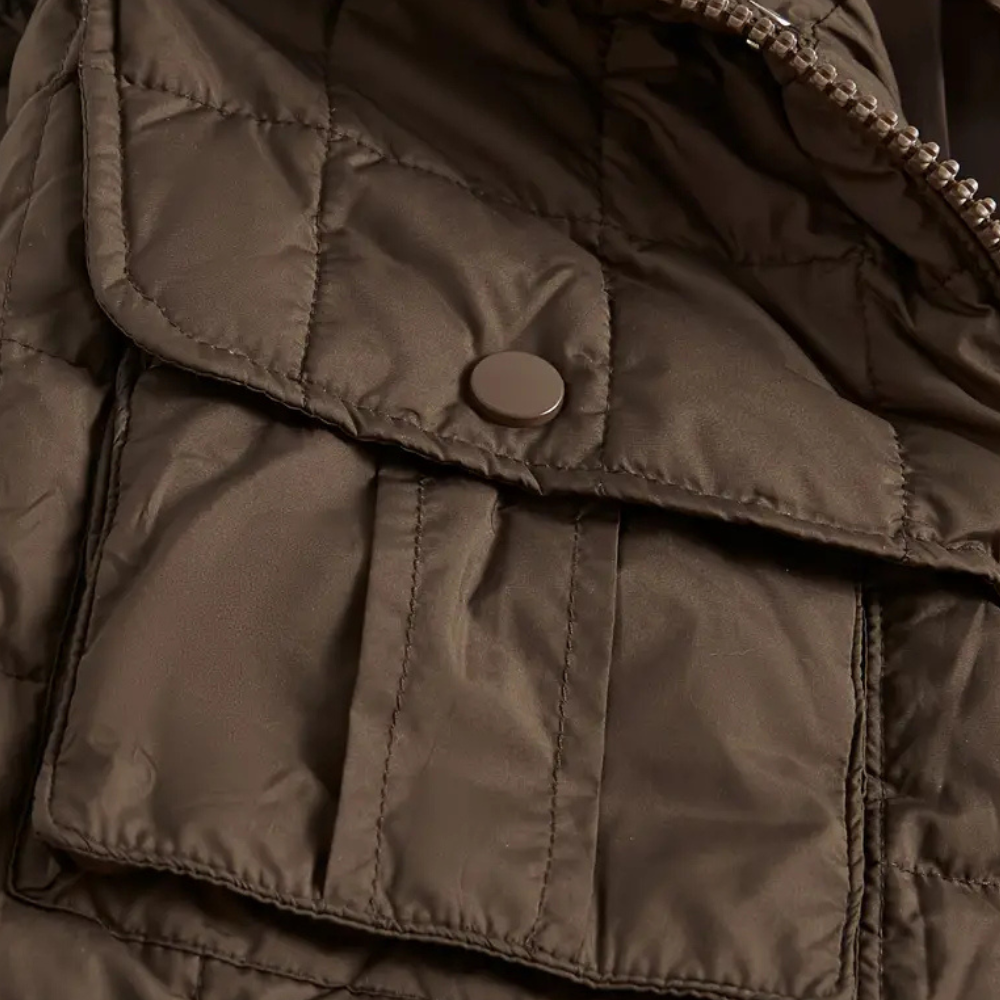 Tricia - Cropped Quilted Puffer