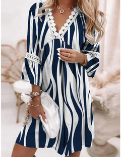 Savannah - Zebra Stripe Tunic Dress — Zebra