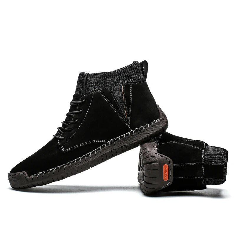 Maureen - Suede Lace up Ankle Shoes