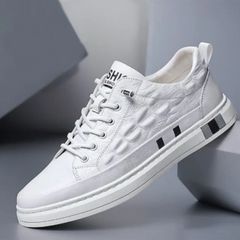 Wilfred - Leather Court Sneakers — White