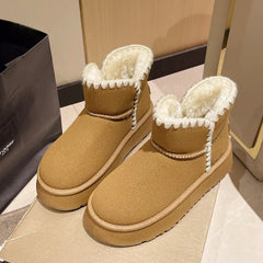 Josephine - Suede Fur Lined Ankle Boots