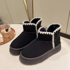 Josephine - Suede Fur Lined Ankle Boots