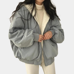Jacinta - Oversized Puffer Jacket — Blue