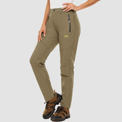 Josephine - Waterproof Hiking Trousers — Khaki