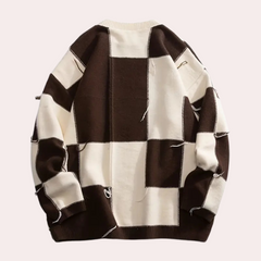 Griffin - Patchwork Check Jumper