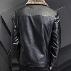 Rodney - Fur Lined Leather Jacket