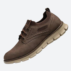 Michael - Knit Slip on Trainers — Brown