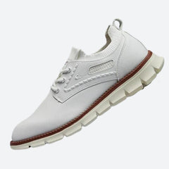 Michael - Knit Slip on Trainers — White