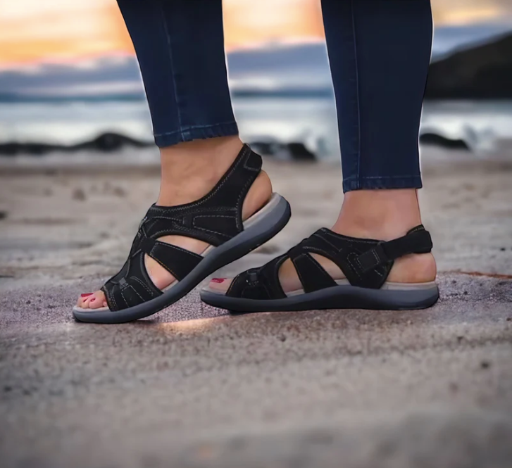Layla - Velcro Beach Sandals