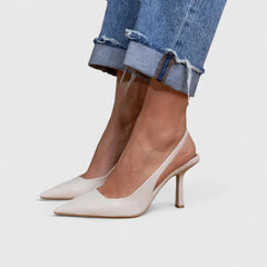 Georgiana - Pointed Slingback Heels