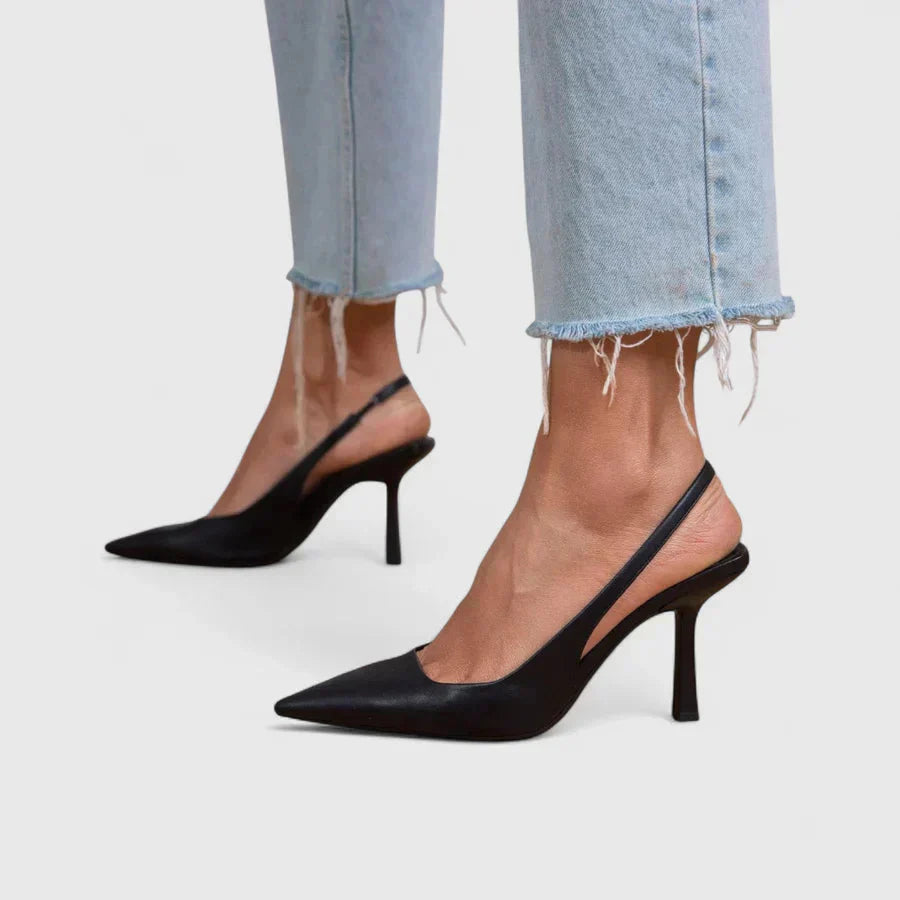 Georgiana - Pointed Slingback Heels