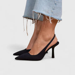 Georgiana - Pointed Slingback Heels