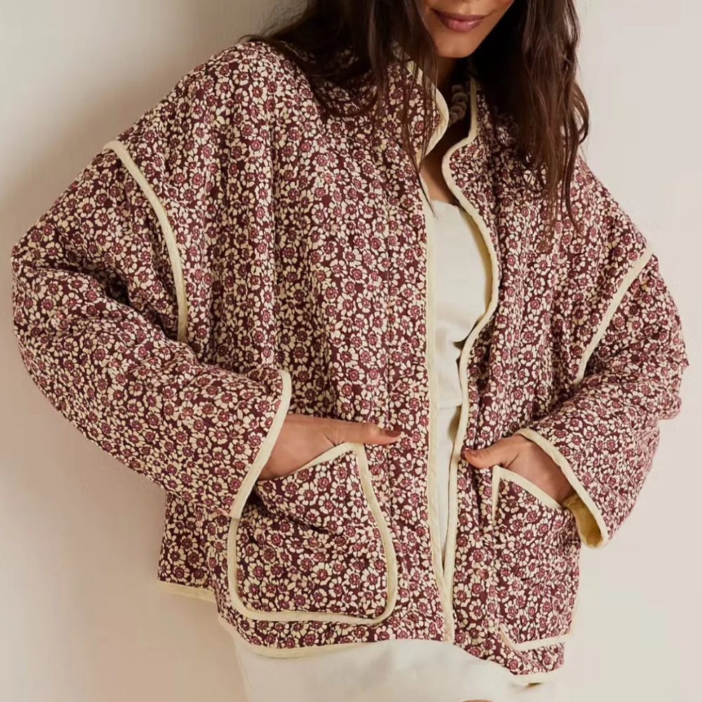 Savannah - Ditsy Floral Quilted Jacket