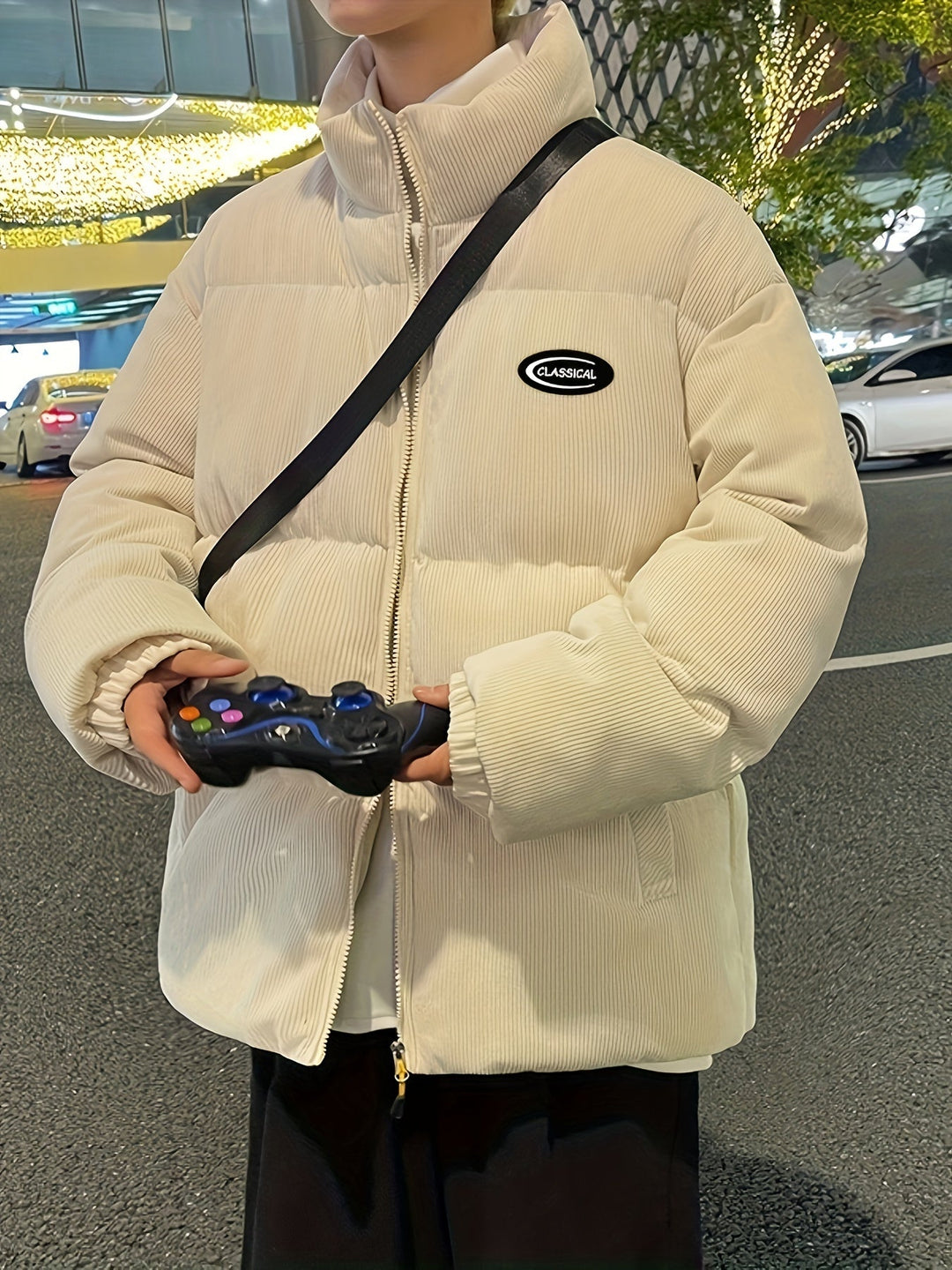 Nicholas - Padded Jacket with Stand Collar