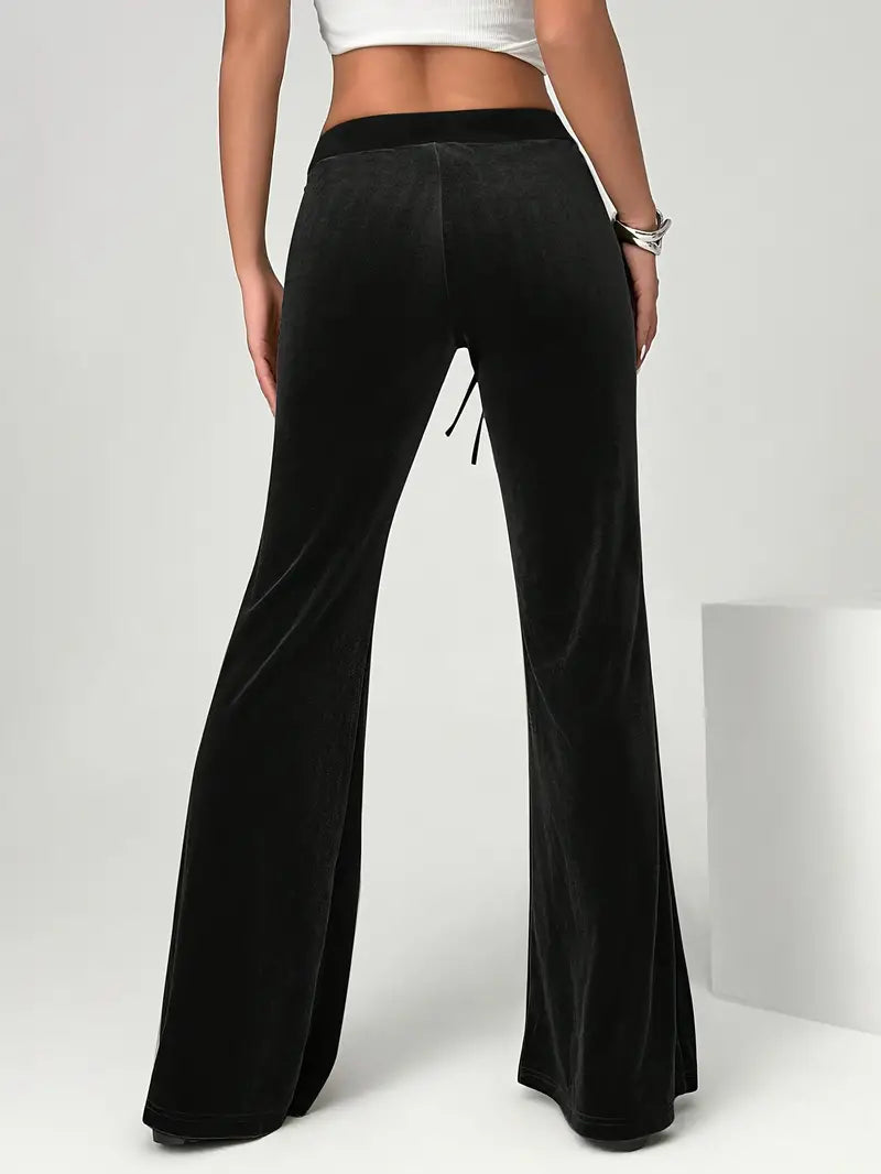 Anastasia - Velvet Wide Leg Trousers