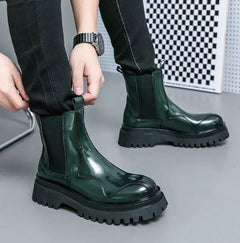 Bethany - Patent Chelsea Boots