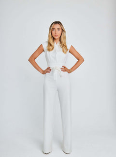 Ella - Sleeveless Wide Leg Jumpsuit