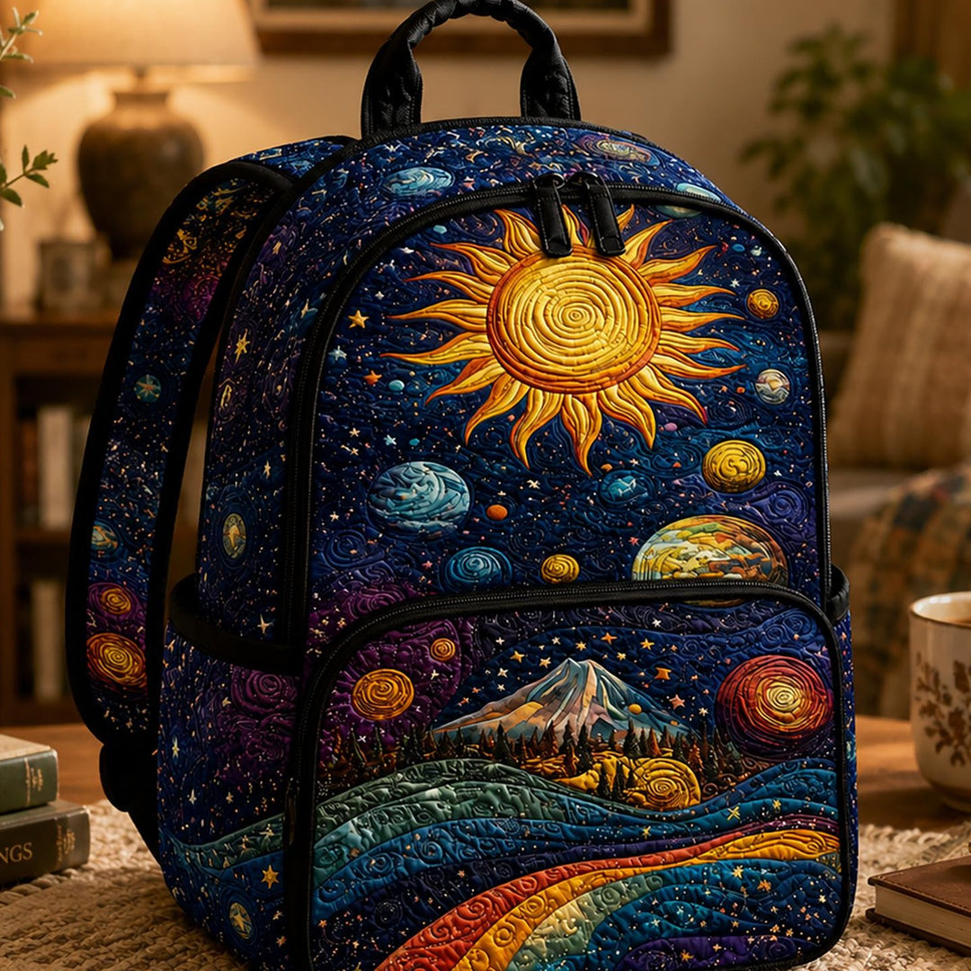 Carys - Starry Sun Quilted Backpack