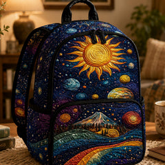 Carys - Starry Sun Quilted Backpack