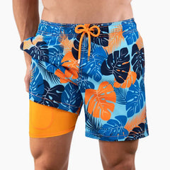 Sylvester - Tropical Print Swim Shorts