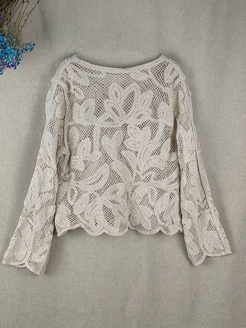 Magnolia - Crochet Knit Cardigan