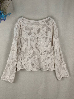 Magnolia - Crochet Knit Cardigan