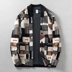 Charlie - Patchwork Knit Jacket