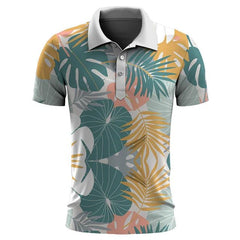 Dashiell - Printed Polo Shirt — Yellow
