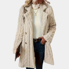 Alexis - Cable Knit Coat