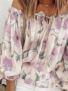 Mila - Floral Off Shoulder Blouse