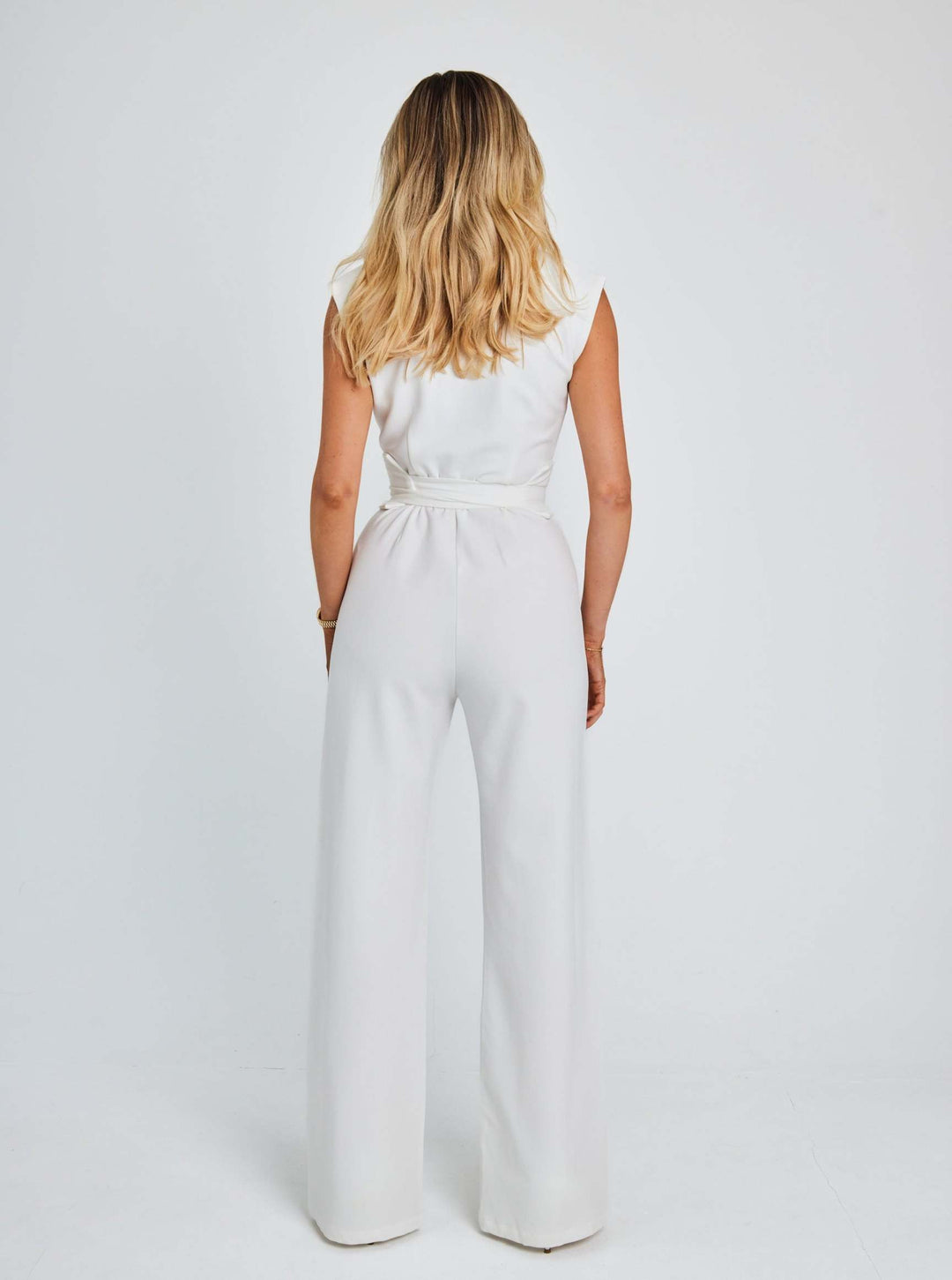 Ella - Sleeveless Wide Leg Jumpsuit