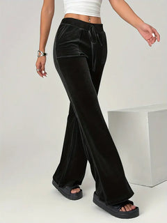 Anastasia - Velvet Wide Leg Trousers