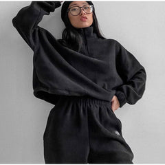 Pearl - Black Hoodie and Joggers