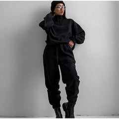 Pearl - Black Hoodie and Joggers