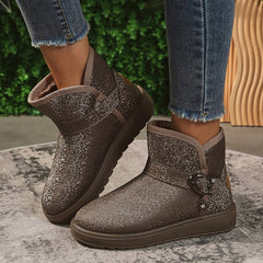 Maxine - Glitter Ankle Boots