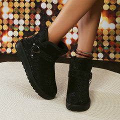 Maxine - Glitter Ankle Boots